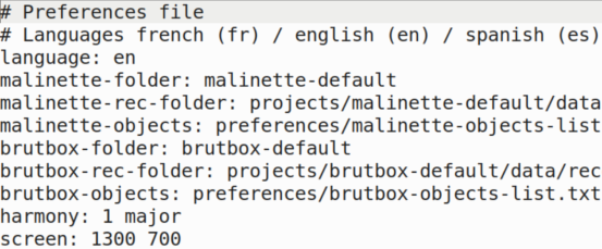 Malinette #04 - Settings